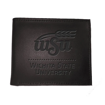 Black Wichita State Shockers Hybrid Bi-Fold Wallet
