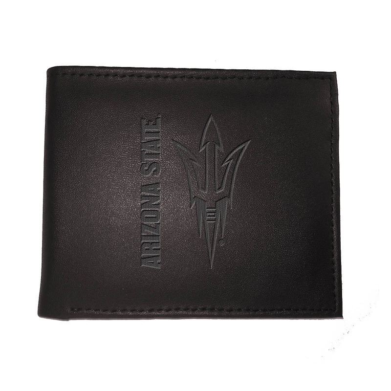 Black Arizona State Sun Devils Hybrid Bi-Fold Wallet