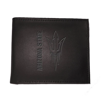 Black Arizona State Sun Devils Hybrid Bi-Fold Wallet