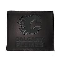 Black Calgary Flames Hybrid Bi-Fold Wallet