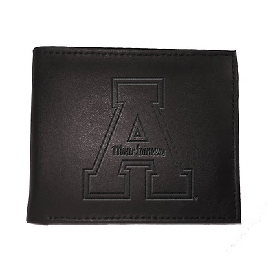 Black Appalachian State Mountaineers Hybrid Bi-Fold Wallet