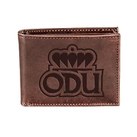 Brown Old Dominion Monarchs Bi-Fold Leather Wallet
