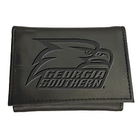 Black Georgia Southern Eagles Hybrid Tri-Fold Wallet