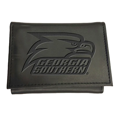 Black Georgia Southern Eagles Hybrid Tri-Fold Wallet