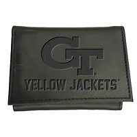 Black Georgia Tech Yellow Jackets Hybrid Tri-Fold Wallet