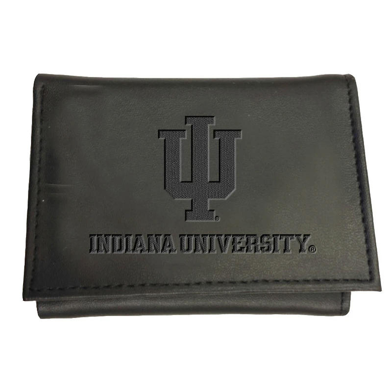 Black Indiana Hoosiers Hybrid Tri-Fold Wallet