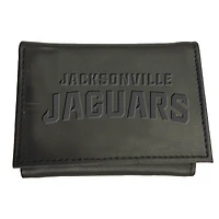 Black Jacksonville Jaguars Hybrid Tri-Fold Wallet