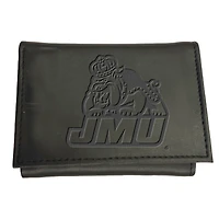 Black James Madison Dukes Hybrid Tri-Fold Wallet