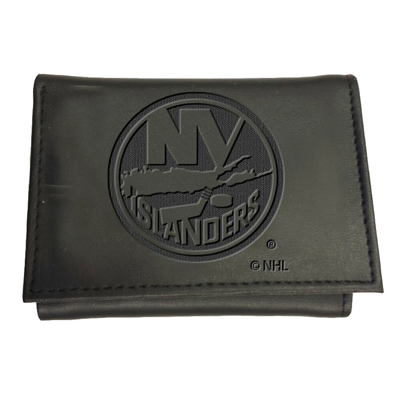 Black New York Islanders Hybrid Tri-Fold Wallet