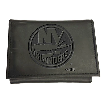 Black New York Islanders Hybrid Tri-Fold Wallet