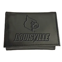 Black Louisville Cardinals Hybrid Tri-Fold Wallet