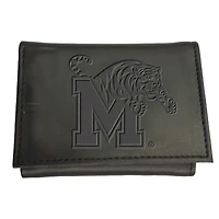 Black Memphis Tigers Hybrid Tri-Fold Wallet
