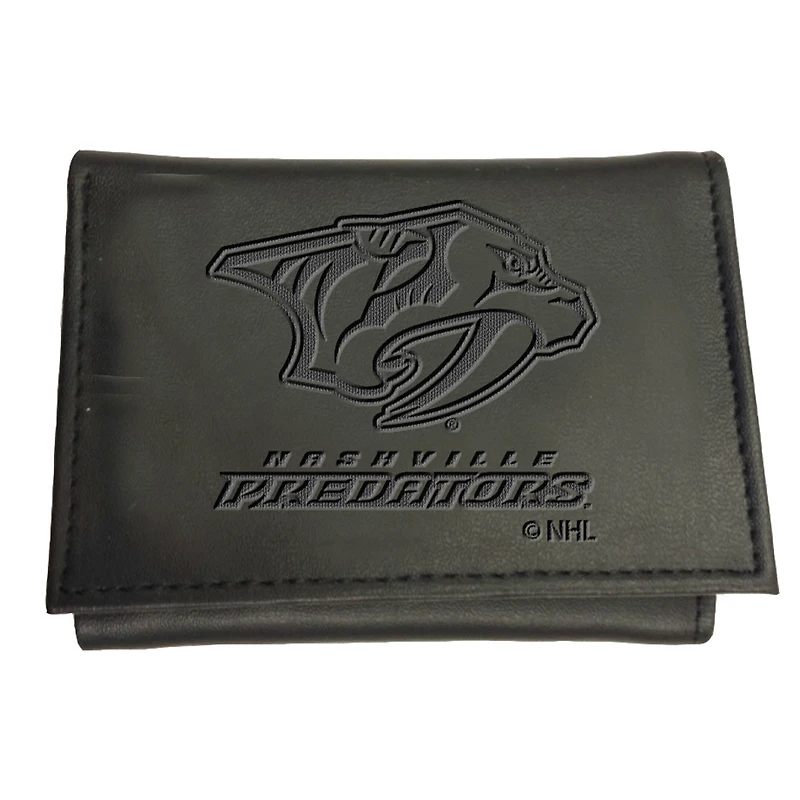 Black Nashville Predators Hybrid Tri-Fold Wallet