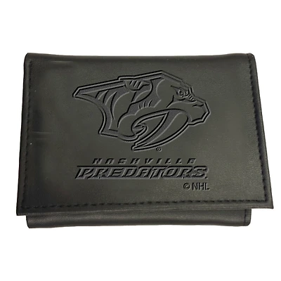 Black Nashville Predators Hybrid Tri-Fold Wallet