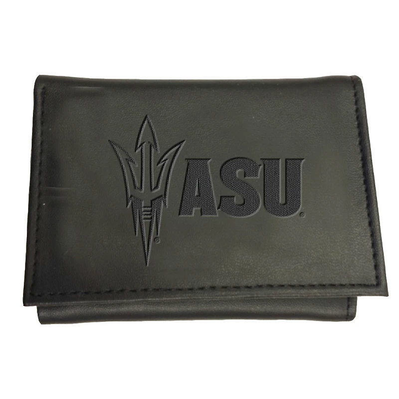 Black Arizona State Sun Devils Hybrid Tri-Fold Wallet