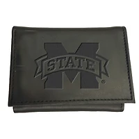 Black Mississippi State Bulldogs Hybrid Tri-Fold Wallet