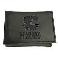 Black Calgary Flames Hybrid Tri-Fold Wallet