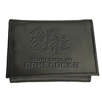 Black South Carolina Gamecocks Hybrid Tri-Fold Wallet