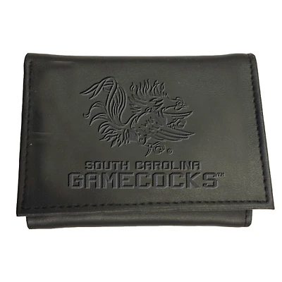 Black South Carolina Gamecocks Hybrid Tri-Fold Wallet