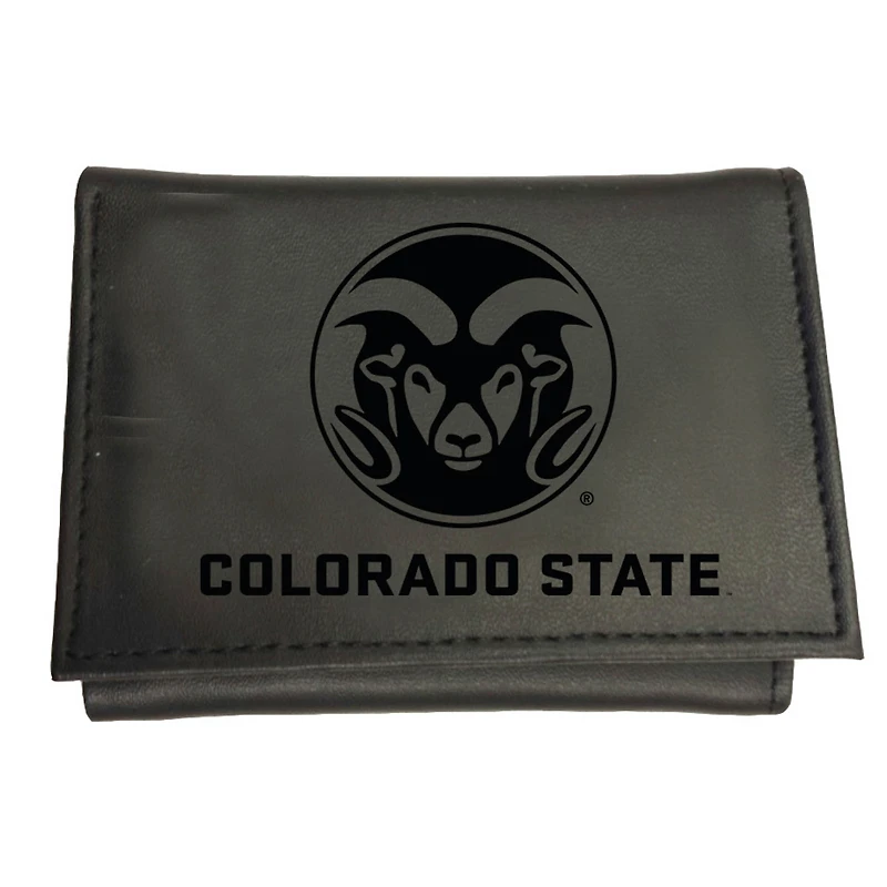 Black Colorado State Rams Hybrid Tri-Fold Wallet