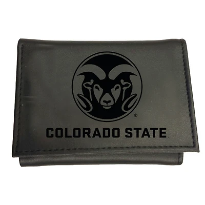 Black Colorado State Rams Hybrid Tri-Fold Wallet