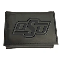 Black Oklahoma State Cowboys Hybrid Tri-Fold Wallet