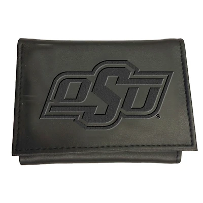 Black Oklahoma State Cowboys Hybrid Tri-Fold Wallet