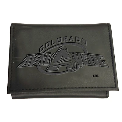 Black Colorado Avalanche Hybrid Tri-Fold Wallet