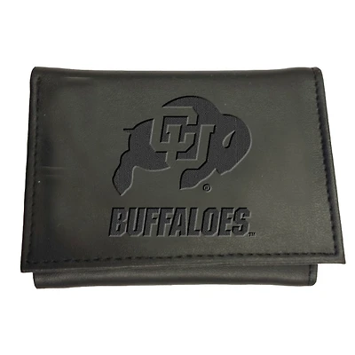 Black Colorado Buffaloes Hybrid Tri-Fold Wallet
