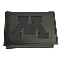 Black Minnesota Golden Gophers Hybrid Tri-Fold Wallet
