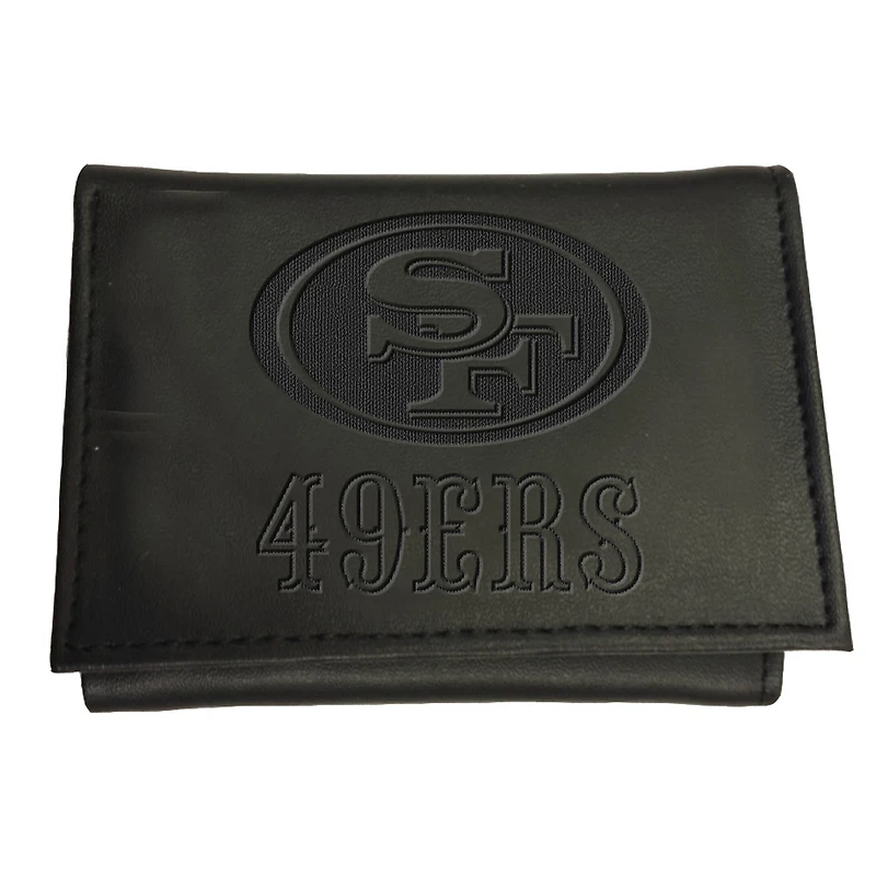 Black San Francisco 49ers Hybrid Tri-Fold Wallet