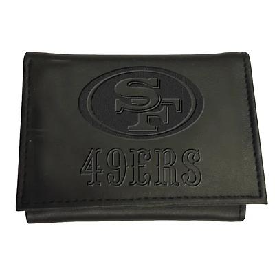 Black San Francisco 49ers Hybrid Tri-Fold Wallet