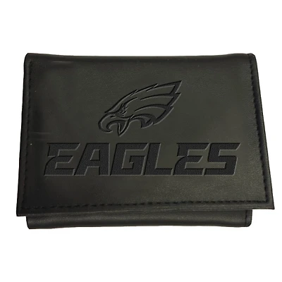Black Philadelphia Eagles Hybrid Tri-Fold Wallet