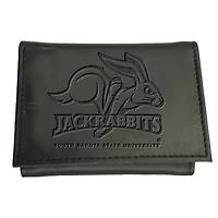 Black South Dakota State Jackrabbits Hybrid Tri-Fold Wallet