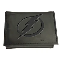 Black Tampa Bay Lightning Hybrid Tri-Fold Wallet