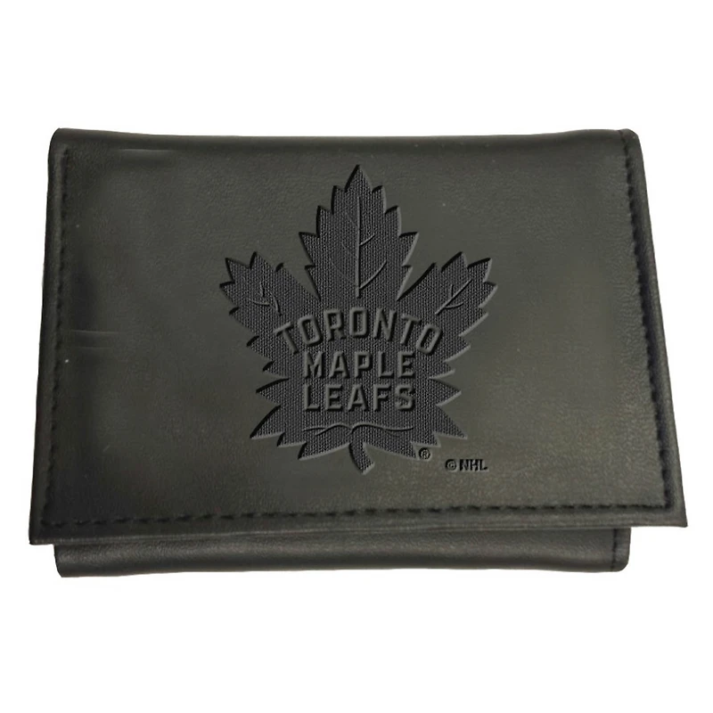 Black Toronto Maple Leafs Hybrid Tri-Fold Wallet