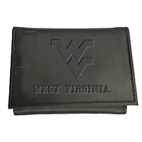 Black West Virginia Mountaineers Hybrid Tri-Fold Wallet