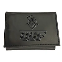 Black UCF Knights Hybrid Tri-Fold Wallet