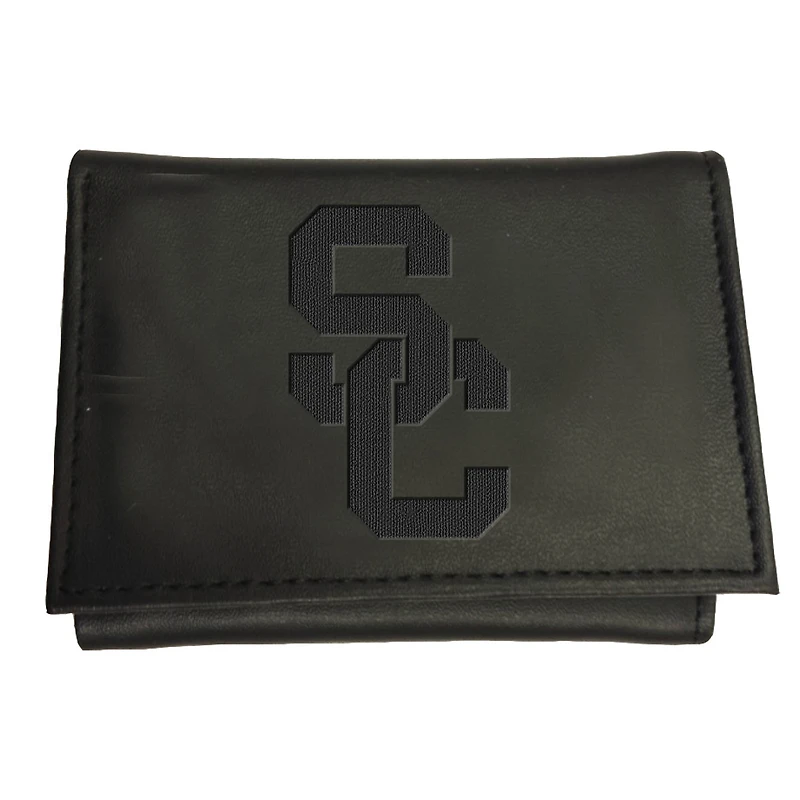 Black USC Trojans Hybrid Tri-Fold Wallet