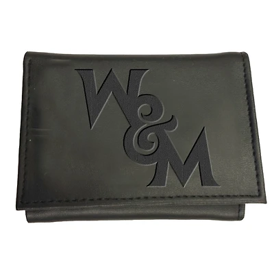 Black William & Mary Tribe Hybrid Tri-Fold Wallet