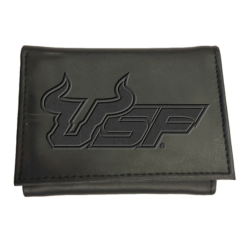 Black South Florida Bulls Hybrid Tri-Fold Wallet