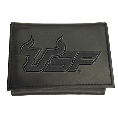 Black South Florida Bulls Hybrid Tri-Fold Wallet
