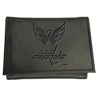 Black Washington Capitals Hybrid Tri-Fold Wallet