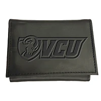 Black VCU Rams Hybrid Tri-Fold Wallet