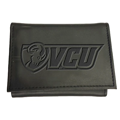 Black VCU Rams Hybrid Tri-Fold Wallet