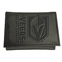 Black Vegas Golden Knights Hybrid Tri-Fold Wallet