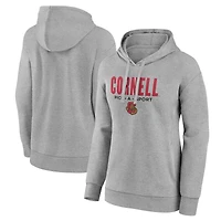 Women's Gray Cornell Big Red Authentic Pick-A-Sport Pullover Hoodie