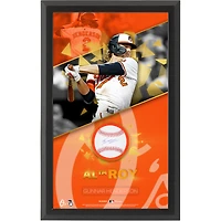 Gunnar Henderson Baltimore Orioles Autographed Framed 2023 American League Rookie of the Year Baseball Shadowbox