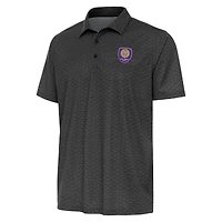 Men's Antigua  Black Orlando City SC Relic Polo