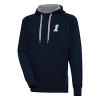 Men's Antigua  Navy Ross Chastain Victory Pullover Hoodie